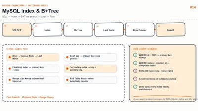 MySQL 索引与 B+Tree：让查询走 Fast Path featured image