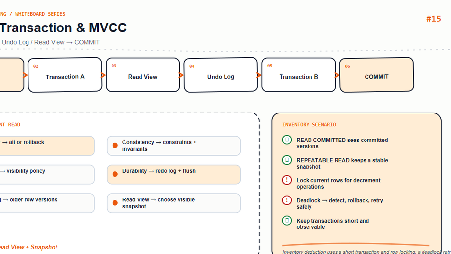 MySQL 事务与 MVCC：一致性读如何成立