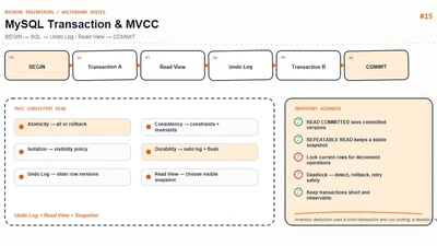 MySQL 事务与 MVCC：一致性读如何成立 featured image
