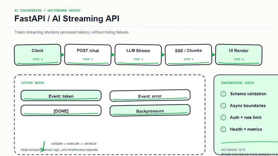 FastAPI AI Streaming APIs with Server-Sent Events