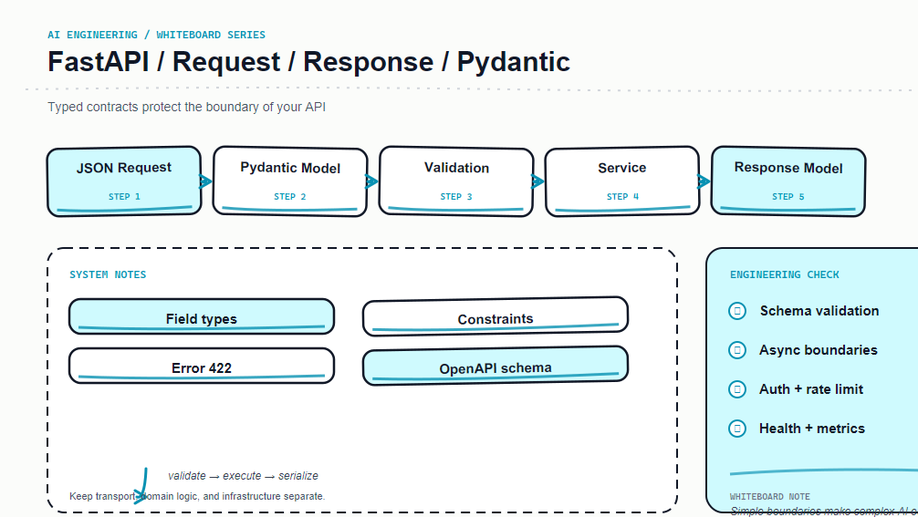 FastAPI Request and Response Contracts with Pydantic