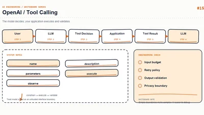 OpenAI Tool Calling: Schemas, Execution Loops, and Safety Boundaries featured image